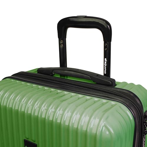 World Traveler Dejuno Tonal High-Quality Polycarbonate Hardside Expandable Spinner Luggage Suitcase with TSA Lock, Matcha, 28-inch, Dejuno Tonal High-Quality Polycarbonate Hardside Expandable Spinner by World Traveler - Image 5