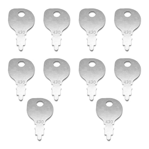 GKZKNG 10 Pack,Compatible with Hustler Zero Turn Mower Ignition Key,