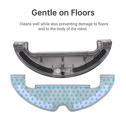 Image of DREAME Z10 Pro /D10 Plus Mop Pads, Robot Vacuum Wet Mopping Pads, Replacement Mop Cloths for Mopping Floor(2PCS)