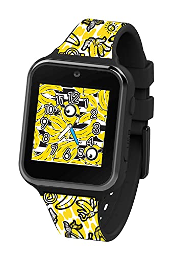Accutime Despicable Me Minions Touch-Screen Smartwatch, Built In Selfie-Camera, Easy-To-Buckle Strap, Pink Smart Watch - Model: Dmf4030 #TOP13