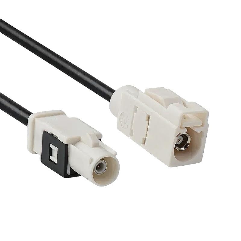 FAKRA Male to Female Reverse Camera Video Cable Adapter SYWV50-2/RTK031 Coaxial Cable FAKRA A B C D E F G H I K Z(FAKRA M -FAKRA F B,5M)
