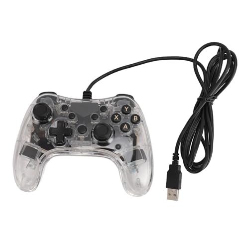 Przezroczysty Kontroler do Gier 6-osiowy żyroskop Joystick o Wysokiej Dokładności Przewodowy Gamepad Burst dla Konsoli dla IOS