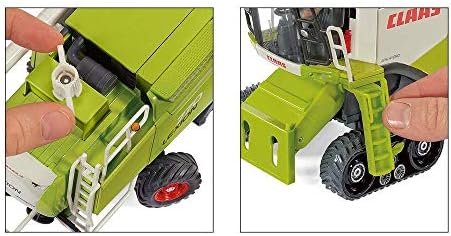 Siku 4258, Claas Lexion Combine Harvester, 1:32, Metal/Plastic, Green, Crawler tracks, Removable mower deck with trailer, Multifunctional
