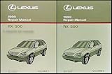  1999 Lexus RX 300 Repair Shop Manual Original 2 Volume Set