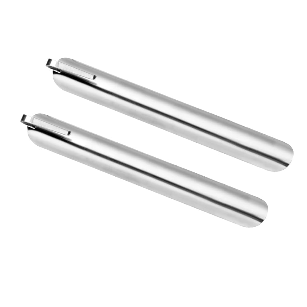 Yuyyurt Table Crumbers for Servers Table Crumb Sweeper with Pocket Clip Stainless Steel Cleaner for Quick Cleanup 2Pack