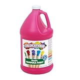 Colorations Paraben-Free Tempera Paint for Kids - 1 Gallon, Vibrant Magenta. Non-Toxic and Made in the USA, Classroom Must Haves, Bulk Arts and Crafts Supplies