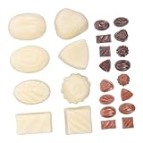 Modèle de dessert au design distinctif : design unique de modèles garantit qu'ils se démarquent, ajoutant une touche d'originalité à n'importe quel affichage, modèles de desserts réalistes, accessoires en chocolat artificiel