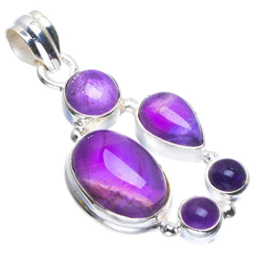 Pendentif en améthyste violette StarGems pour tenue bohème