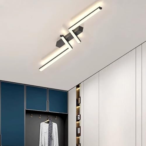 Plafonnier LED dimmable or 120cm avec télécommande pour salon - 7