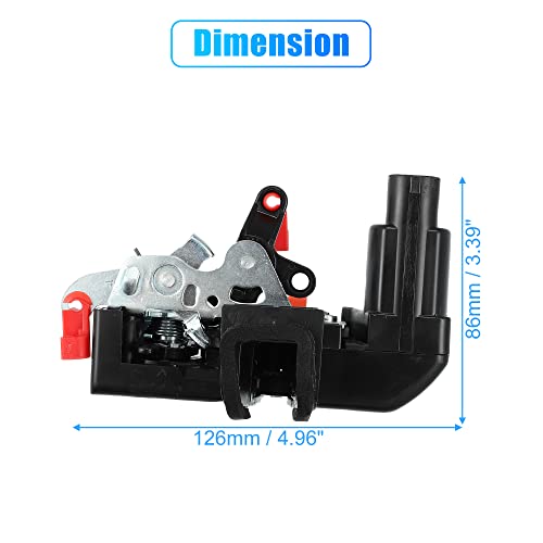 Image of X AUTOHAUX Front Left Side Power Door Lock Latch Actuator Motor Latch for Dodge for Ram 1500 2500 3500 1997-2001 55076291 55076291AB Door Lock Latch Actuator Replace Door Latch Assembly Motor