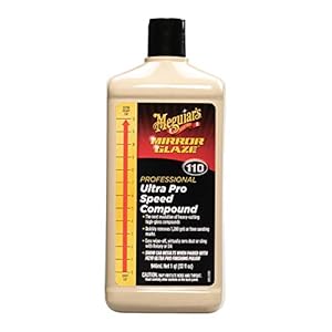 Meguiar’s Professional Ultra Pro Speed Compound M11032 – Heavy Duty Compound – Pro Scratch Remover, Oxidation Remover, Heavy Swirl Mark Remover and Car Polish – Ideal for DA Polisher Use, 32 Oz