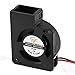Ruilogod DC 5V Komputery PC Chłodzenie dmuchawy wentylatora 25mm x 20mm x 8mm Czarny