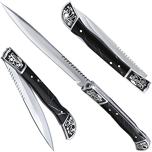 Pocket Knife for Men - Folding Navaja Knofe - EDC Fold Knives - Sharp Blade Plastic Handle Knifes - Best Pocket Knife for Urban Work Hobby Unboxing - Stocking Stuffers for Men- Gift for Men Women 806