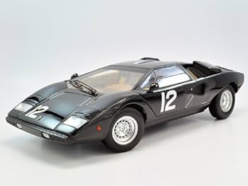 Amazon | 京商オリジナル 1/18 Lambo Countach LP400 黒 (サーキットの