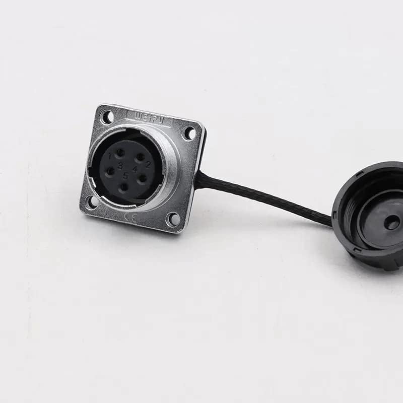 WS20-Z 5Pin Female Panel Mount Socket 20MM Metal Shell Aviation Connector (WS20, Z, 5pin