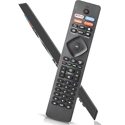 Replacement for Philips TV Remote Control, Compatible with All Philips Android LED/LCD/HDTV/UHD Smart TVs (NH800UP)