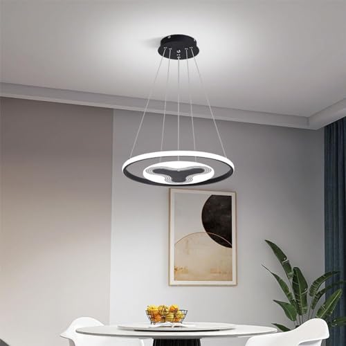Lustre LED en acrylique et luminaire suspendu moderne d'intérieur