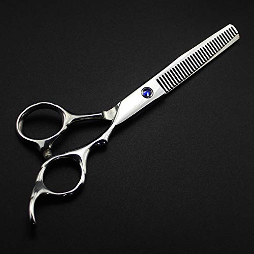 Forbici per Capelli Blu Professionali da 6 Pollici 6Cr, Forbici da Barbiere, Forbici da sfoltimento, Forbici da Parrucchiere,