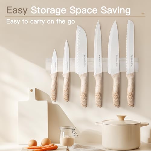 Image of Astercook 21 Pcs Pots and Pans Set Non Stick with 13 Pieces Kitchen Knives Set