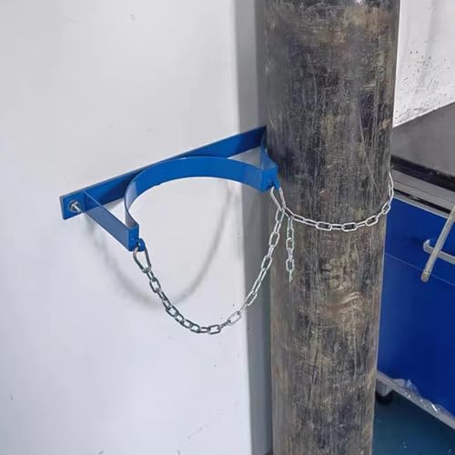 Support de porte-réservoir avec chaîne anti-chute pour sécuriser vos bouteilles de gaz