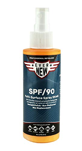 SPF/90 Super Gloss Multi Surface I Exterior Surface Spray Wax Replacement 4 Ounce I Showroom Shine I Professional Detailer Protection Quickly Apply in Minutes I Lasts Months I Made in USA