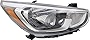Headlight for HYUNDAI ACCENT 2015-2017 RH Assembly Halogen Standard Type Hatchback/Sedan
