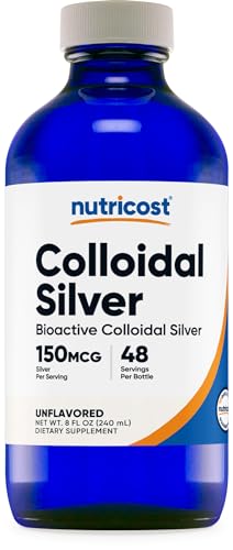 Nutricost Nutricost Colloidal Silver 8oz, Cobalt Blue Glass Bottles sold by Nutricost - Amazon Seller - US