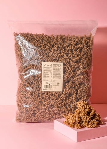 KoRo - Bio gekeimte Buchweizennudeln 2 kg - Vegane Spiralnudeln - Aus Buchweizen- und Leinsamenmehl