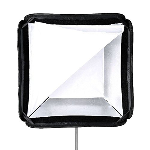 Godox 32"x 32" 80cmx80cm Foldable Universal Softbox with S Style Speedlite Bracket for Flash Bowens Elinchrom Mount Accessories Direction Adjustable