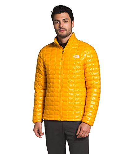 THE NORTH FACE Men’s Thermoball Eco Insulated Jacket - Fall or Winter Coat, Summit Gold, S