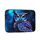 Laptop Case Sleeve Blue Owl Laptop Bag Carrying Case 12 inch Computer Protective Notebook Cases Cover