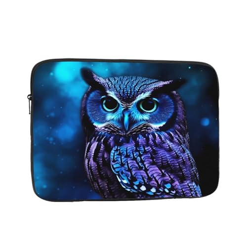 Laptop Case Sleeve Blue Owl Laptop Bag Carrying Case 12 inch Computer Protective Notebook Cases Cover