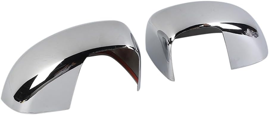 Side Rearview Mirror Cover Trim Mirror Guard Covers Compatible with Jeep Compass 2008 2009 2010 2011 2012 2013 2014 2015 2016 Exterior Accessories (Silver)