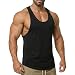 Magiftbox Men's Muscle Gym Workout Stringer Tank Tops Bodybuilding Fitness T-Shirts T01