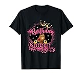 Happy Birthday Queen African American Black Woman Afro Diva T-Shirt