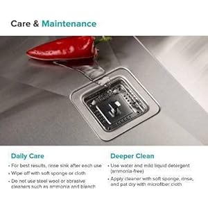 Happy Homes (45x20 x10)"-Inch Luxury 304 Grade Stainless Steel Double Bowl Kitchen Sink (Silver) (Polished Finish)