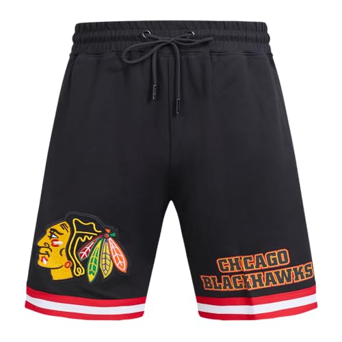 Pantalones cortos NHL Pro Standard algodón chenille premium rojo 3