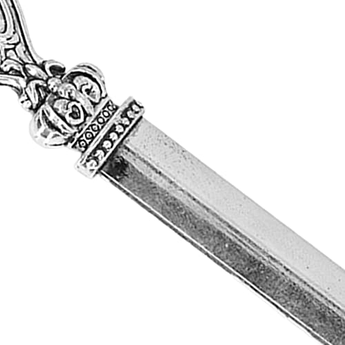 Vintage Letter Opener Knife, Desk Letter Opener Knife Metal Envelope Opener Lightweight Hand Envelope Slitter Desk Office Letter Opener(Silver) #TOP7