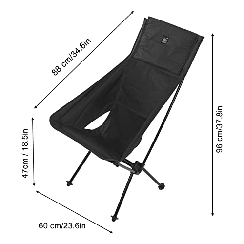 Cadeira Ao Ar Livre Cadeira de Acampamento Portátil Todo o Suporte da Liga Alumínio Com Bolso Armaze