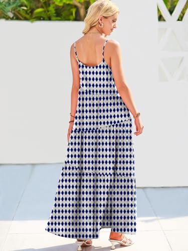 Image of ANRABESS Women Summer Casual Loose Sleeveless Sundress Spaghetti Strap Flowy Boho Linen Beach Vacation Maxi Long Dress