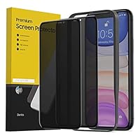BENKS 2 Pezzi Pellicola Vetro Temperato Privacy Compatibile con iPhone 11/XR 6,1', Protezione...