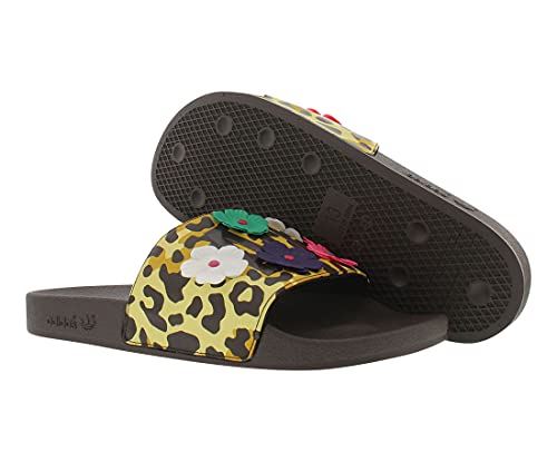 adidas Js Adilette Leopard Mens Shoes Size 13, Color: Black/Leopard-Black2