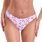 RELLECIGA bañador Braguita brasileña Bikini para Mujer Cherry M