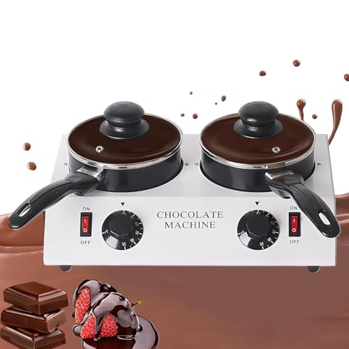 Máquina para fundir chocolate con 2 ollas, 80W miniatura 1