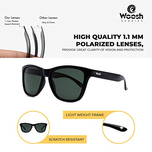 Image of Woosh Polarized Lightweight Sunglasses for Men and Women -Unisex Sunnies for Fishing Beach Running Sports and Outdoors