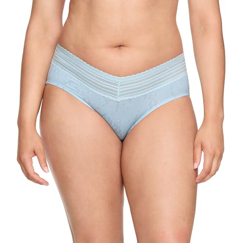 Image of Warner's Women's No Pinching No Problems Dig-free Comfort Waist With Lace Microfiber Hipster 5609j, Retired Colors