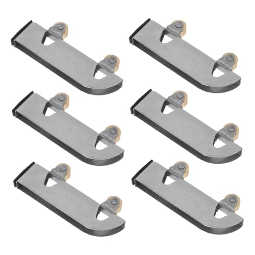 ULTECHNOVO 6 St Skjutdörrsbeslag Garderobsdörrrulle Skåp Remskiva Tillbehör Möbel Skjutdörrsrulle Dörr Glidhjul Skjutdörrskåpdörrsbeslag Skåp Remskiva Tillbehör