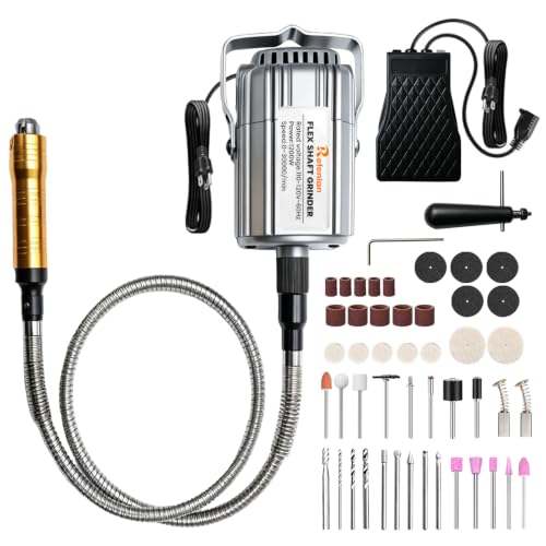 1200W Flex Shaft Rotary Tool with 46Pcs