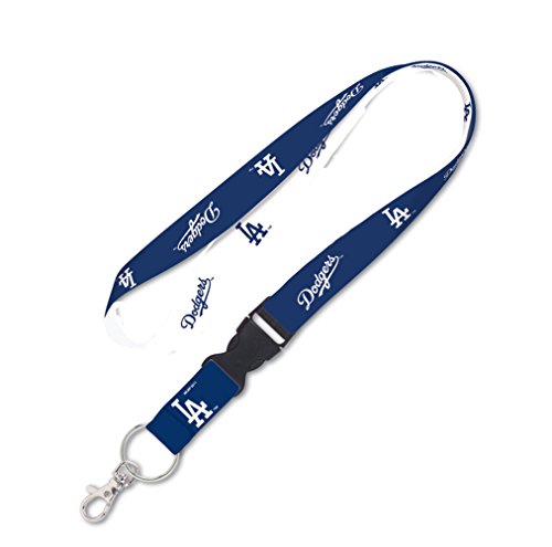 MLB Los Angeles Dodgers Lanyard with Detachable Buckle 1-Inch