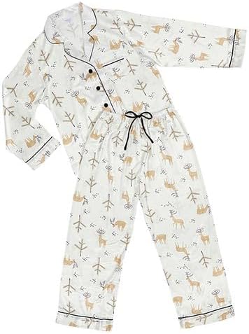 womens Christmas Pajamas for Women - 2-piece Long Sleeve - Image 4